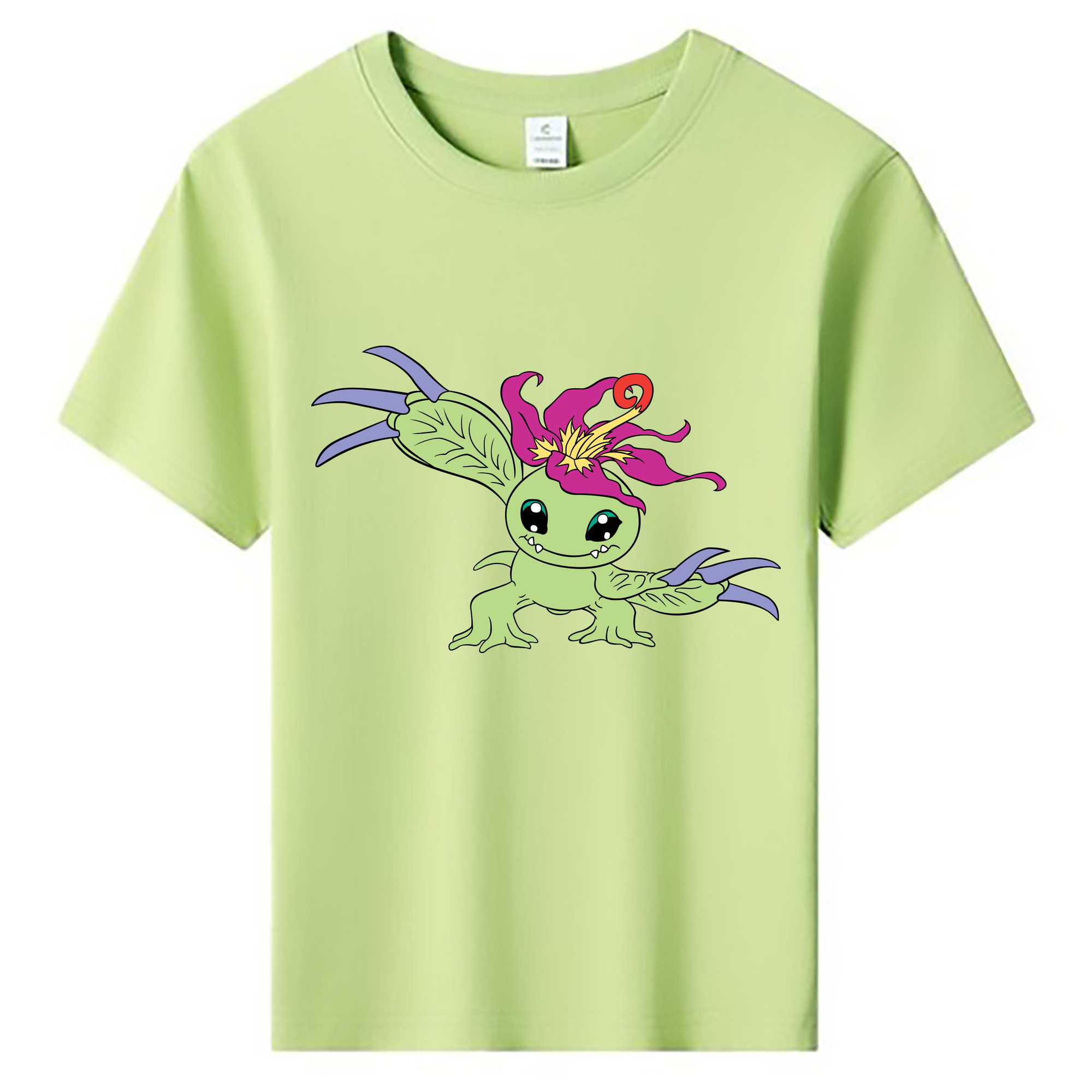 （画像用） Digimon デジタルモンスター/デジモン 綿100％キッズTシャツ（フロントプリント）